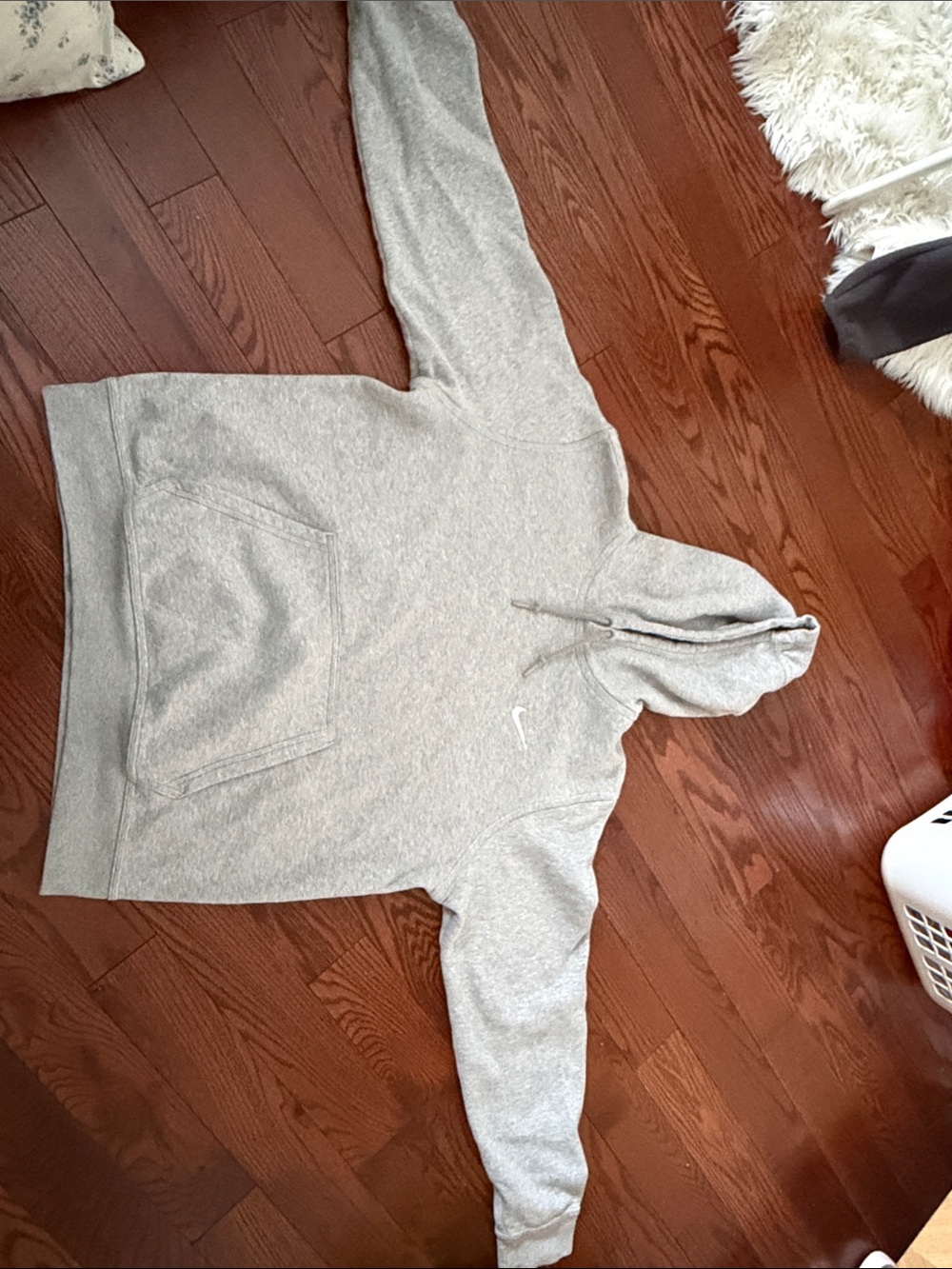 Nike Women's/Men’s Light Gray Pullover Hoodie